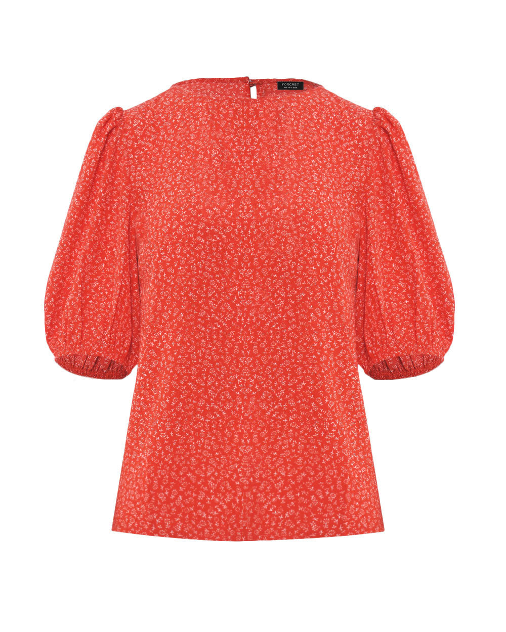 Kew Red Printed Blouse