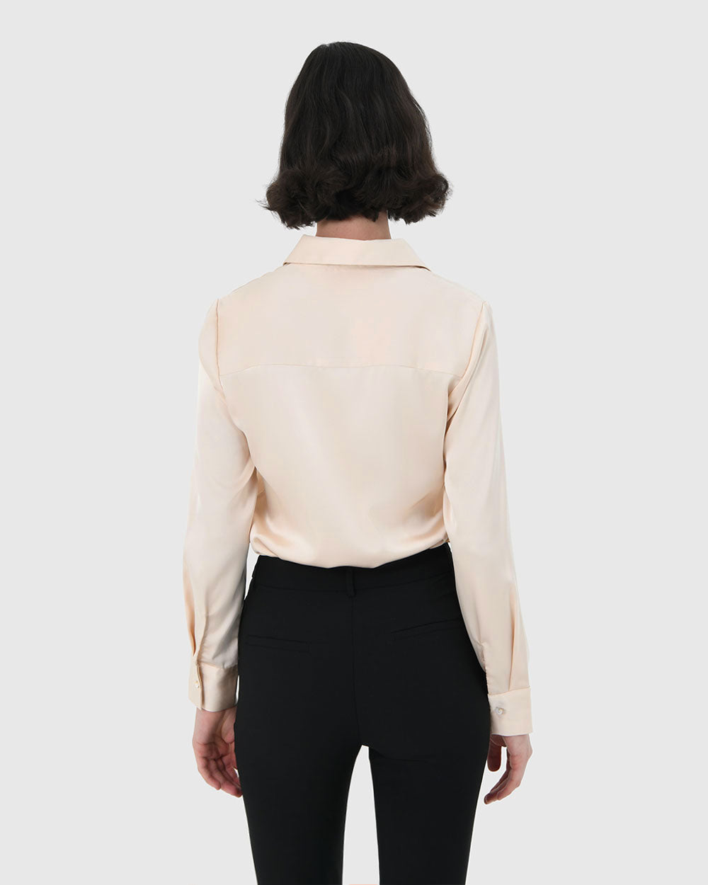 Leon Loose Fit Satin Blouse