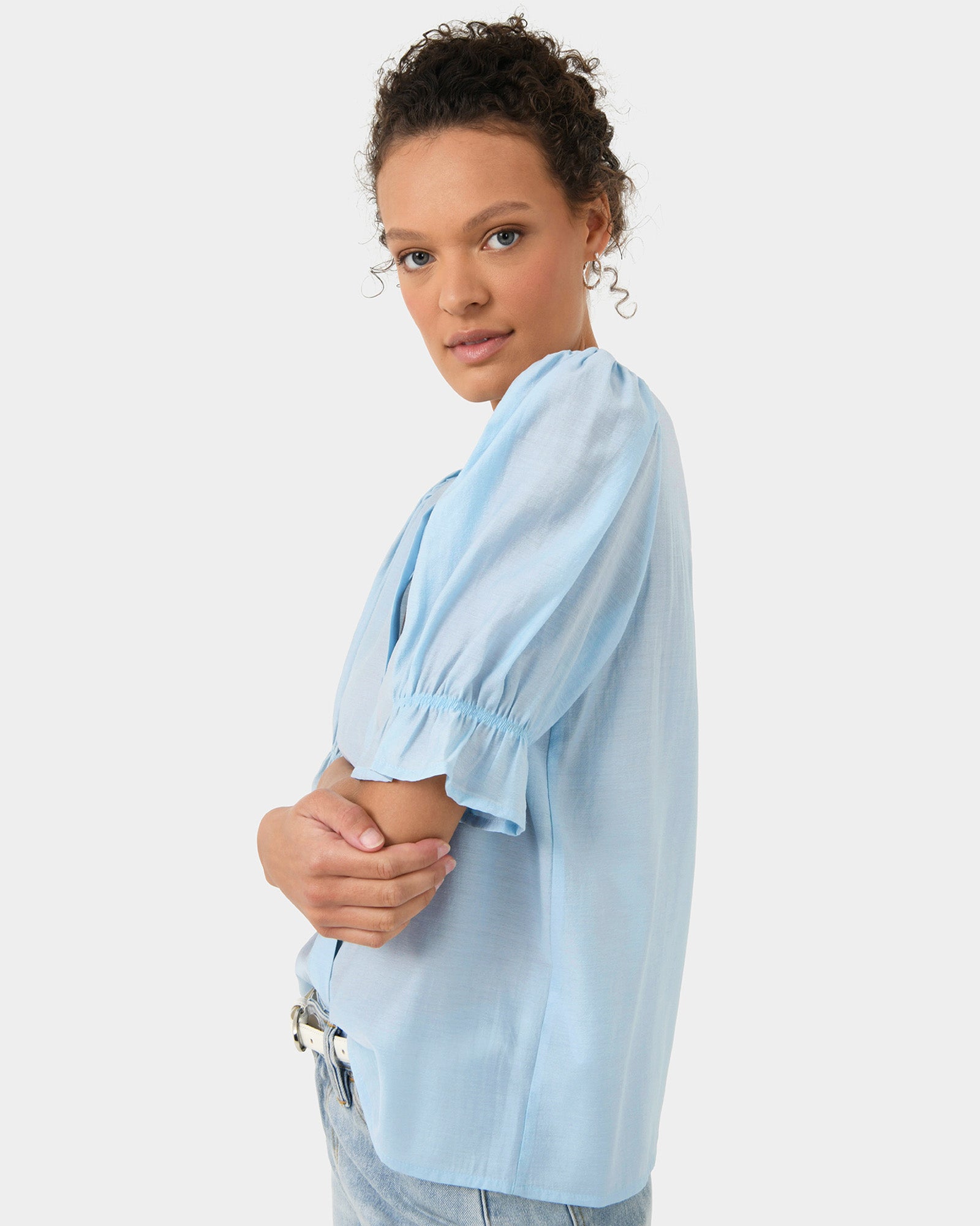 Octavia Puff Sleeve Blouse