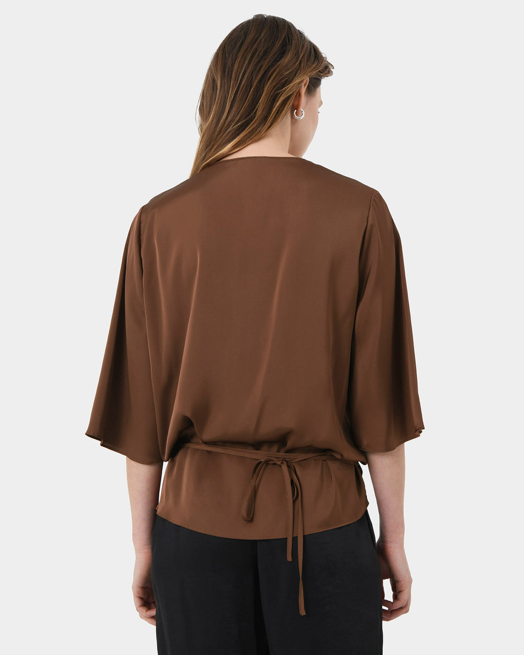 Aviya V-Neck Wrap Blouse