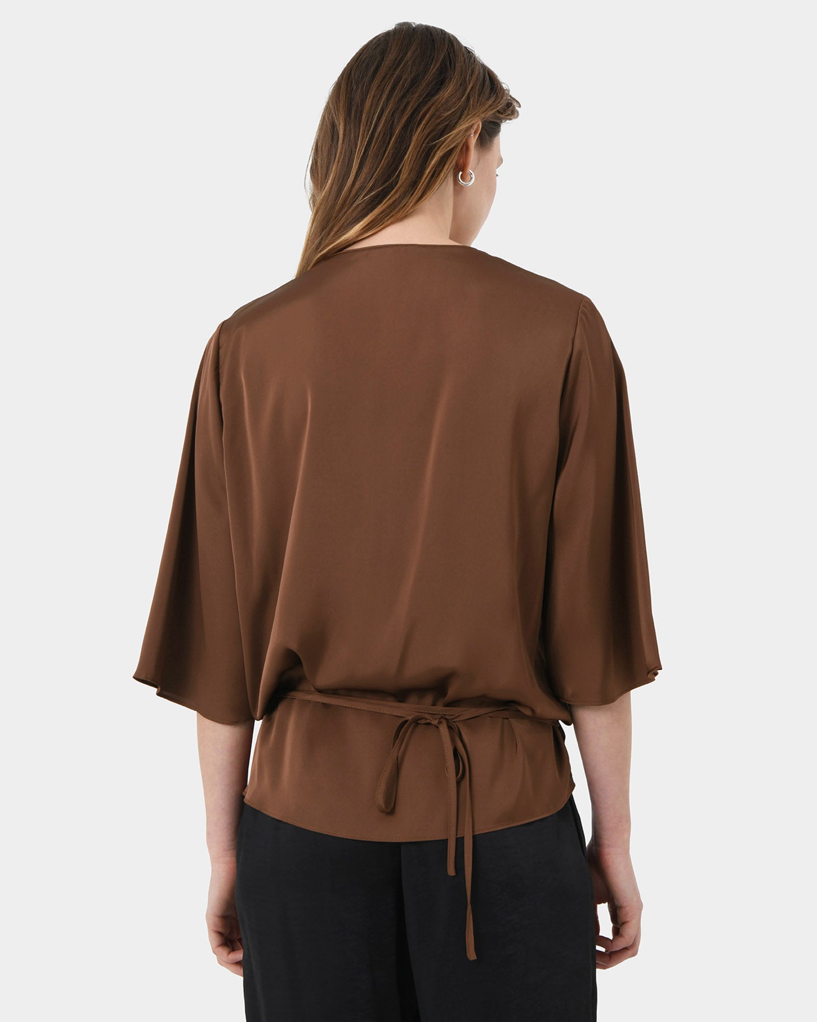 Aviya V-Neck Wrap Blouse