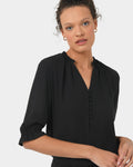 Amalfi Ruffle Collar Blouse