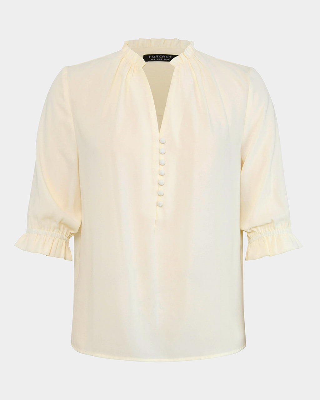 Amalfi Ruffle Collar Blouse