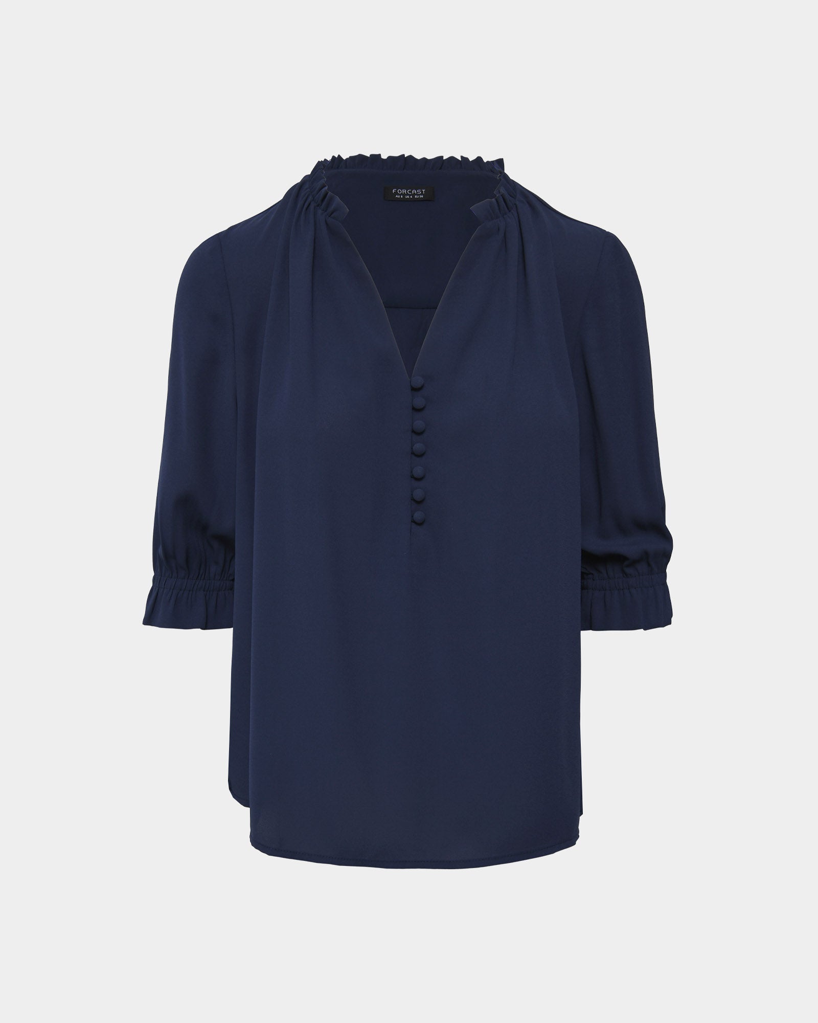 Amalfi Ruffle Collar Blouse