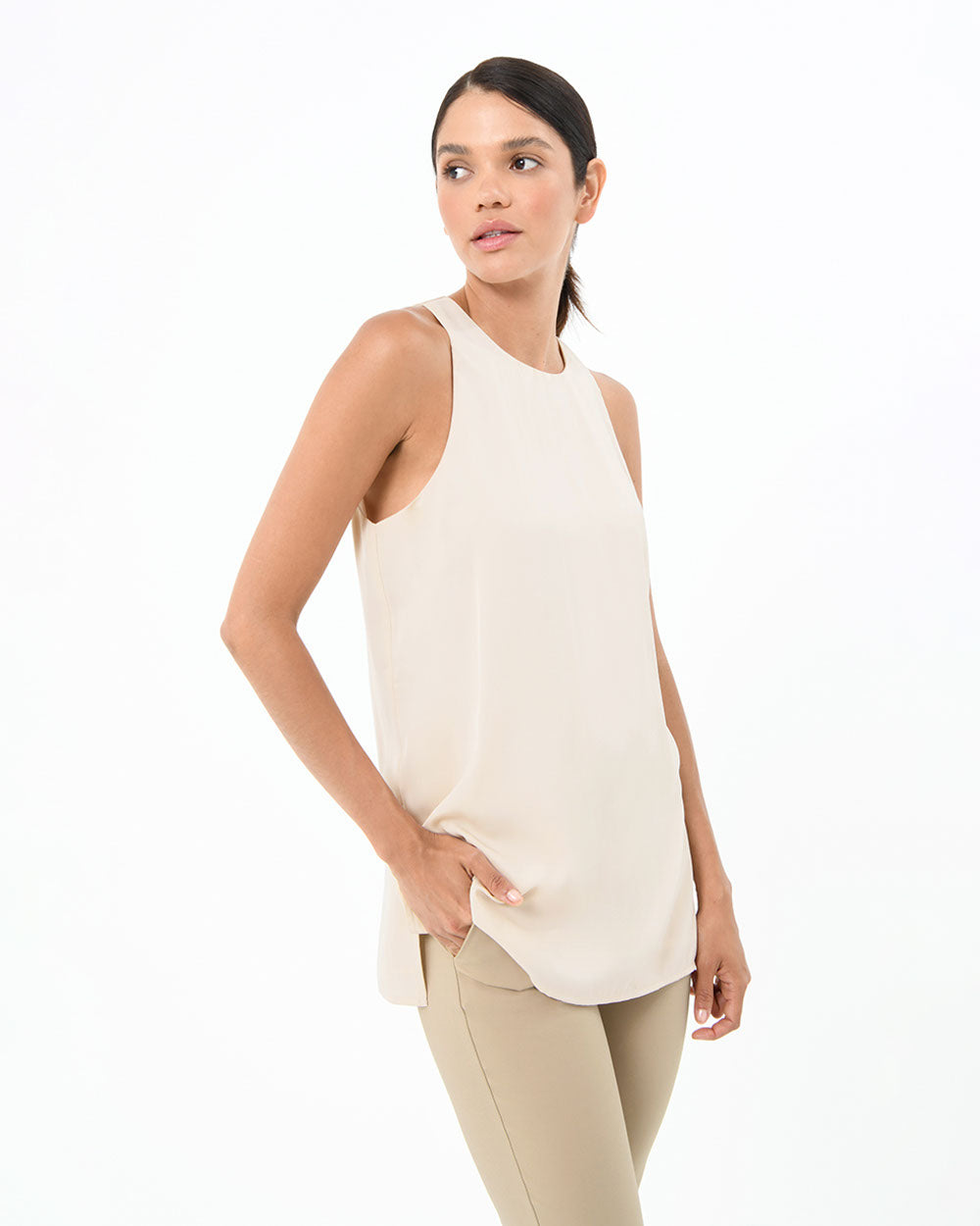 Ember Sleeveless Longline Top