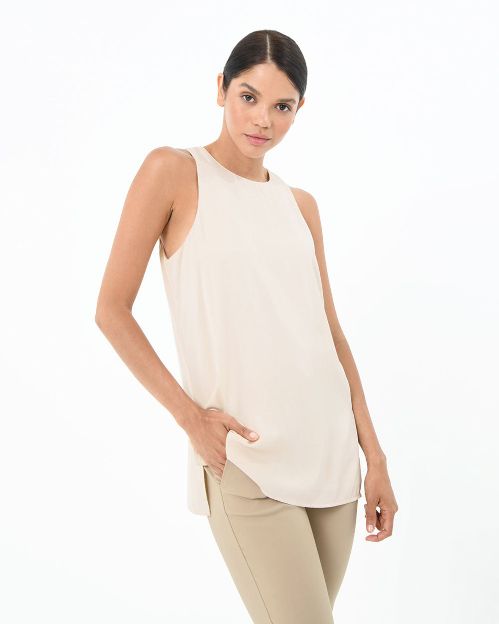 Ember Sleeveless Longline Top