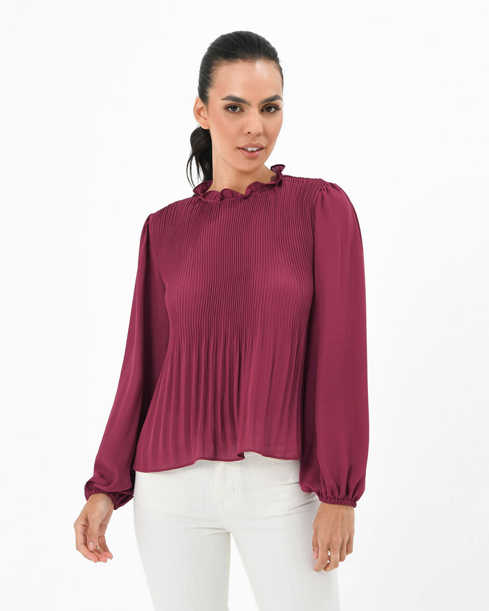 Ariella Pleated Blouse
