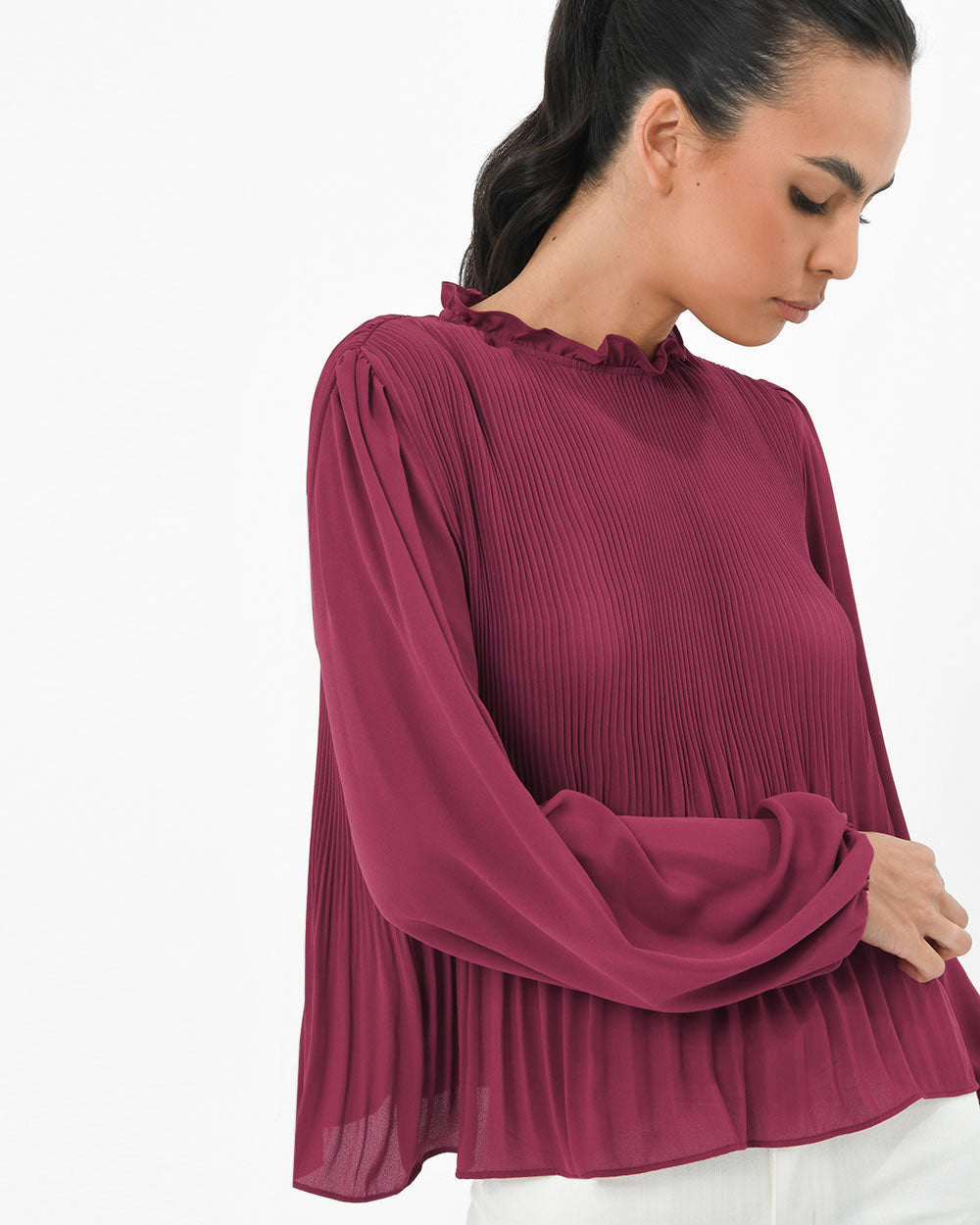 Ariella Pleated Blouse