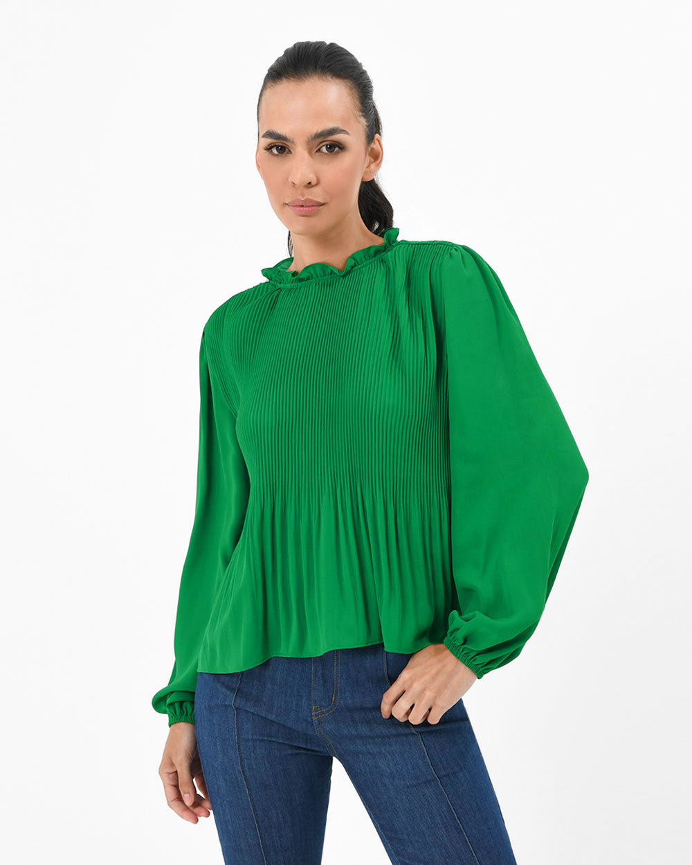 Ariella Pleated Blouse