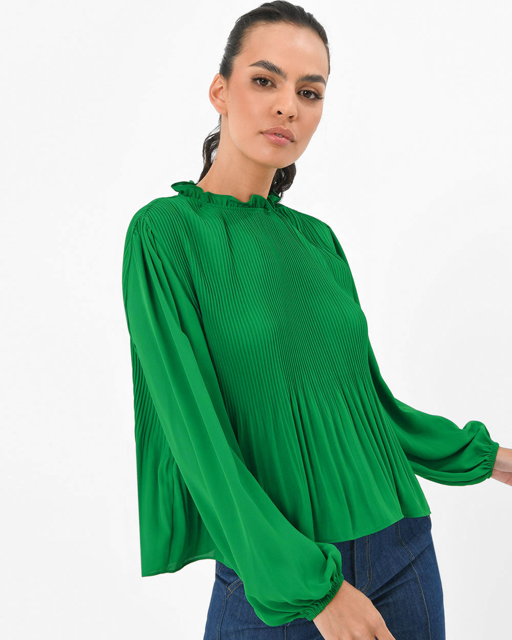 Ariella Pleated Blouse