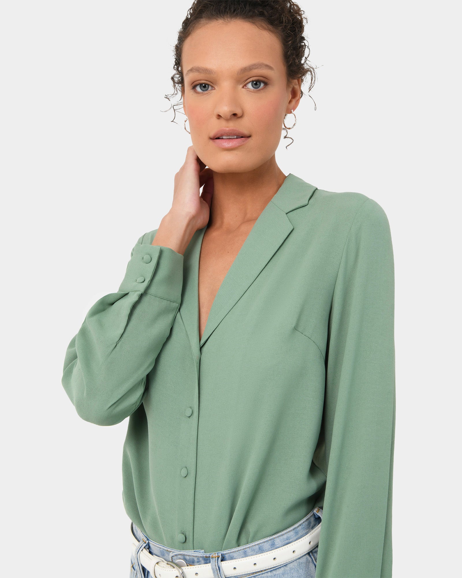 Elaine Buttoned Blouse