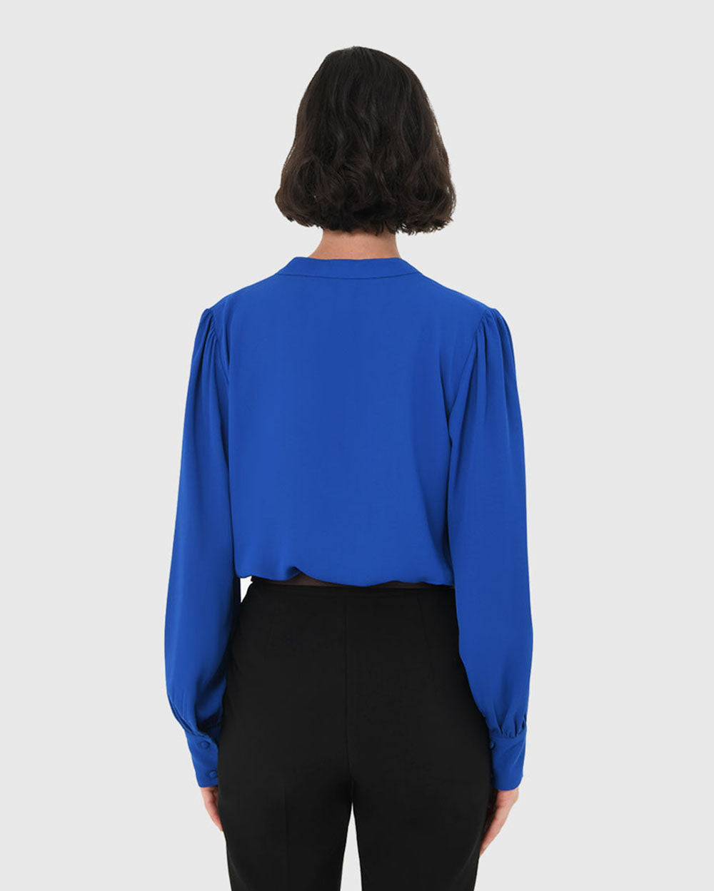 Amalfi Gathered Neck Blouse