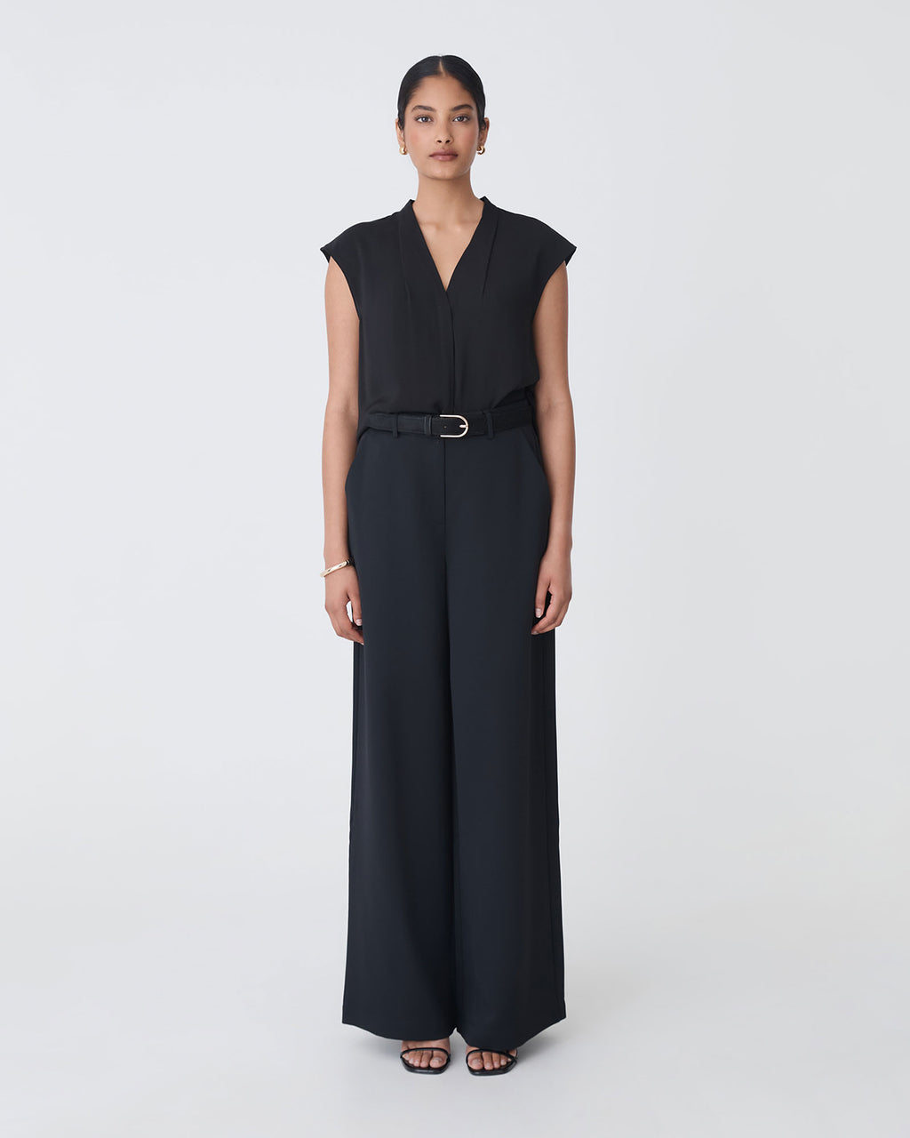 Adelaide V-Neck Cap Sleeve Top
