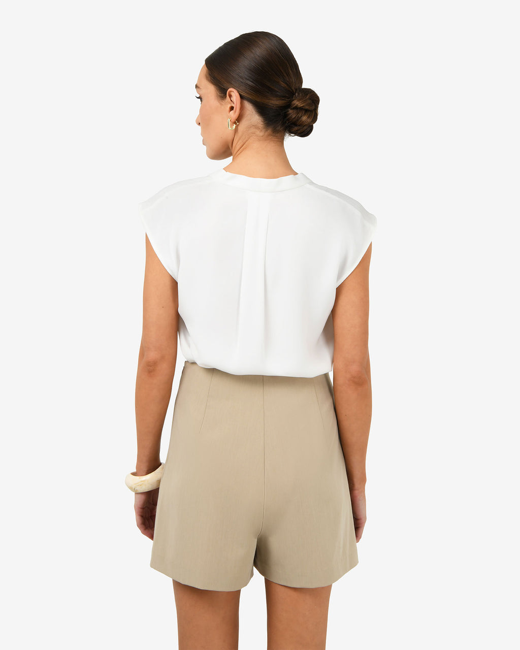 Adelaide V-Neck Cap Sleeve Top
