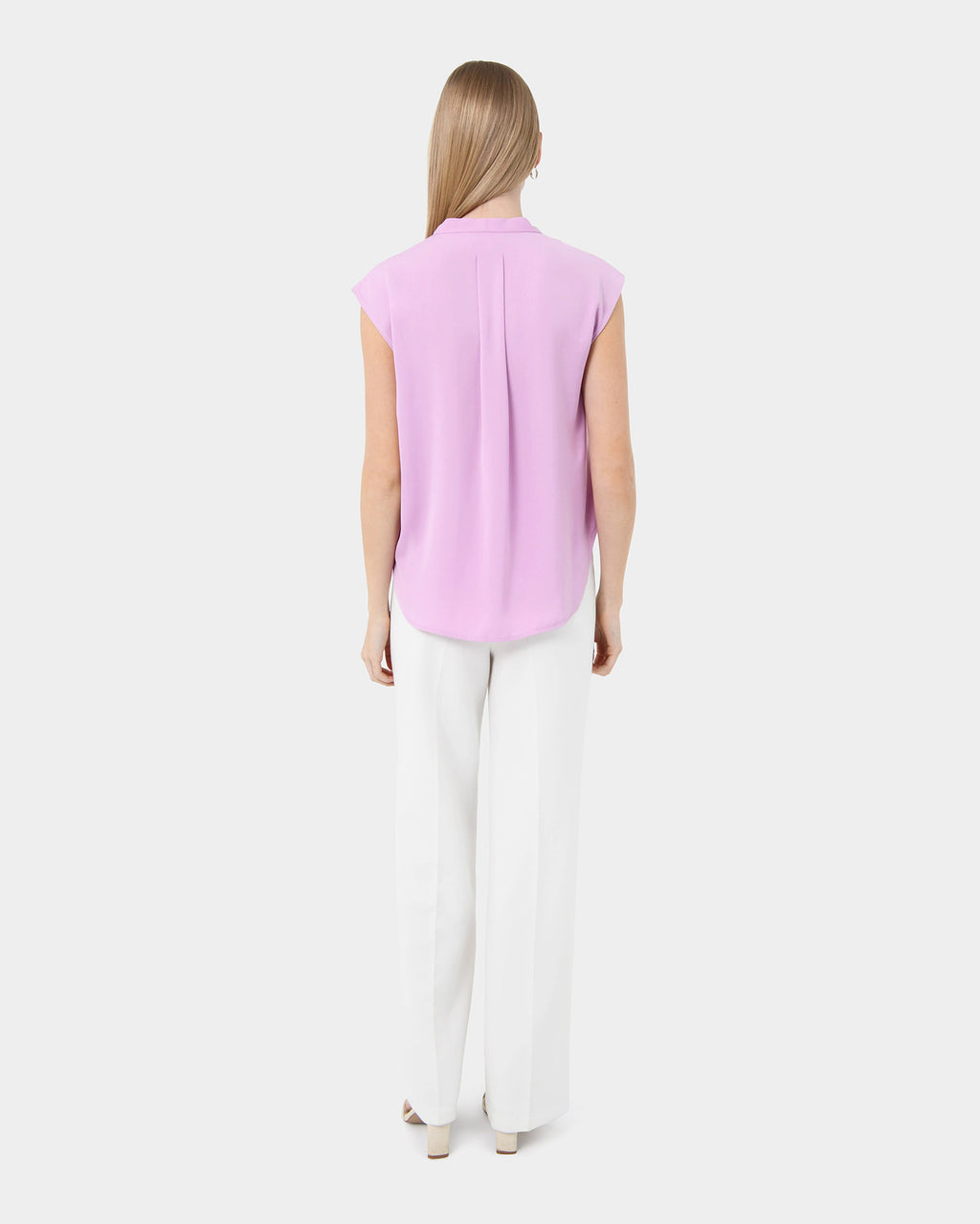 Adelaide V-Neck Cap Sleeve Top