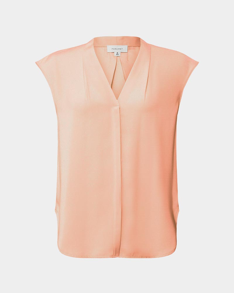Adelaide V-Neck Cap Sleeve Top