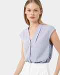 Adelaide V-Neck Cap Sleeve Top