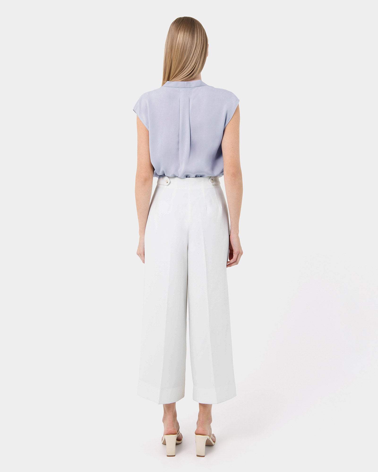 Adelaide V-Neck Cap Sleeve Top