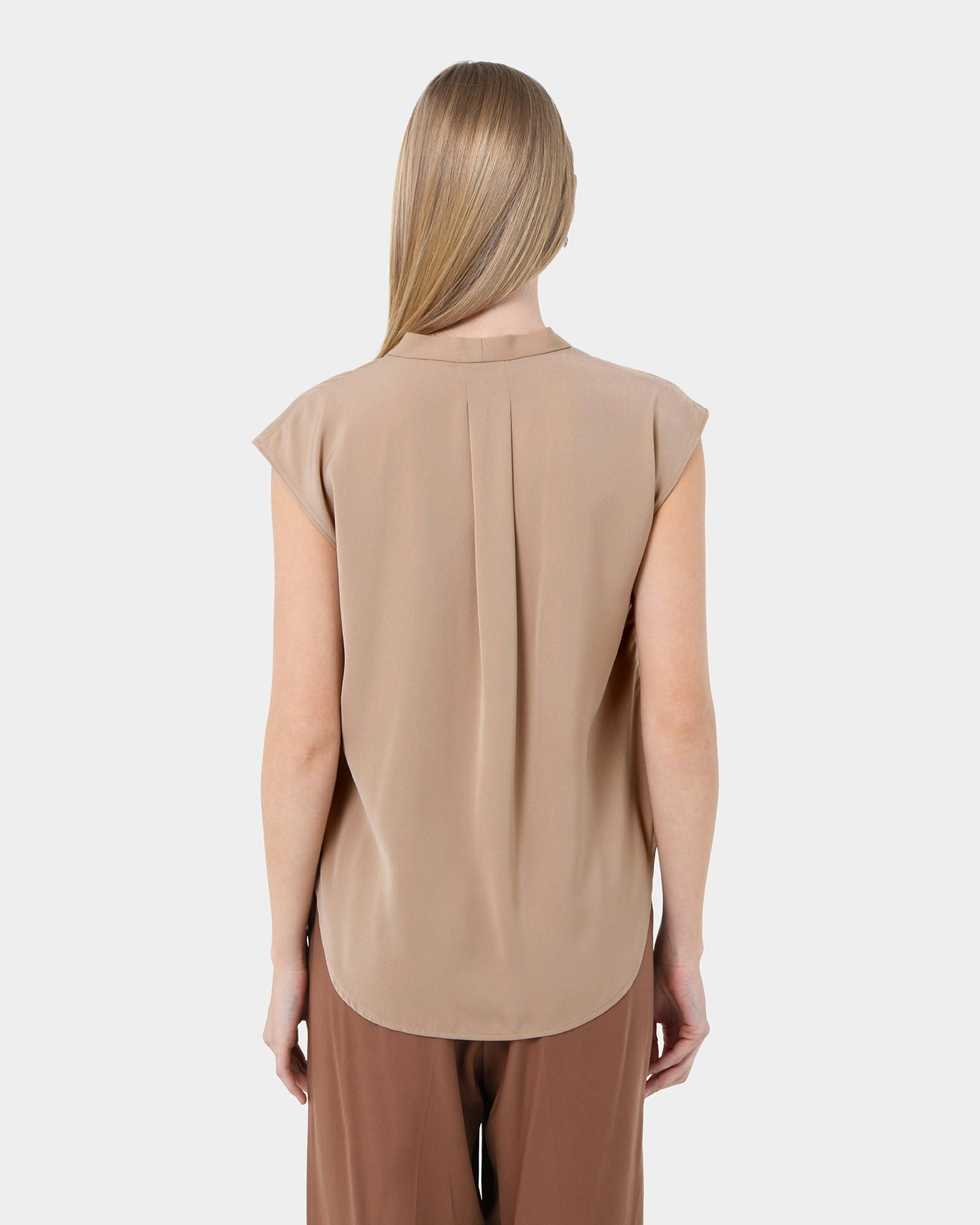 Adelaide V-Neck Cap Sleeve Top
