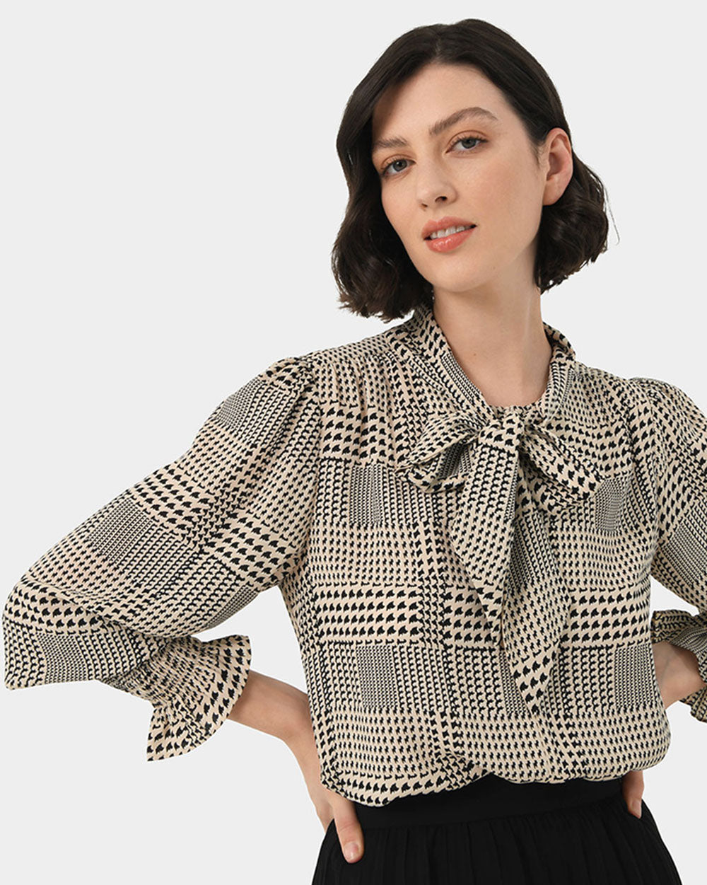 Vivi Geo Print Blouse