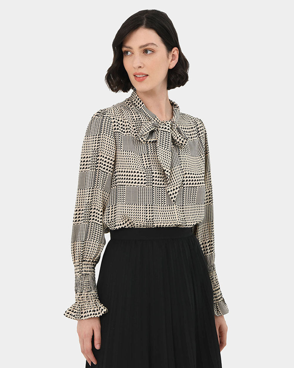 Vivi Geo Print Blouse