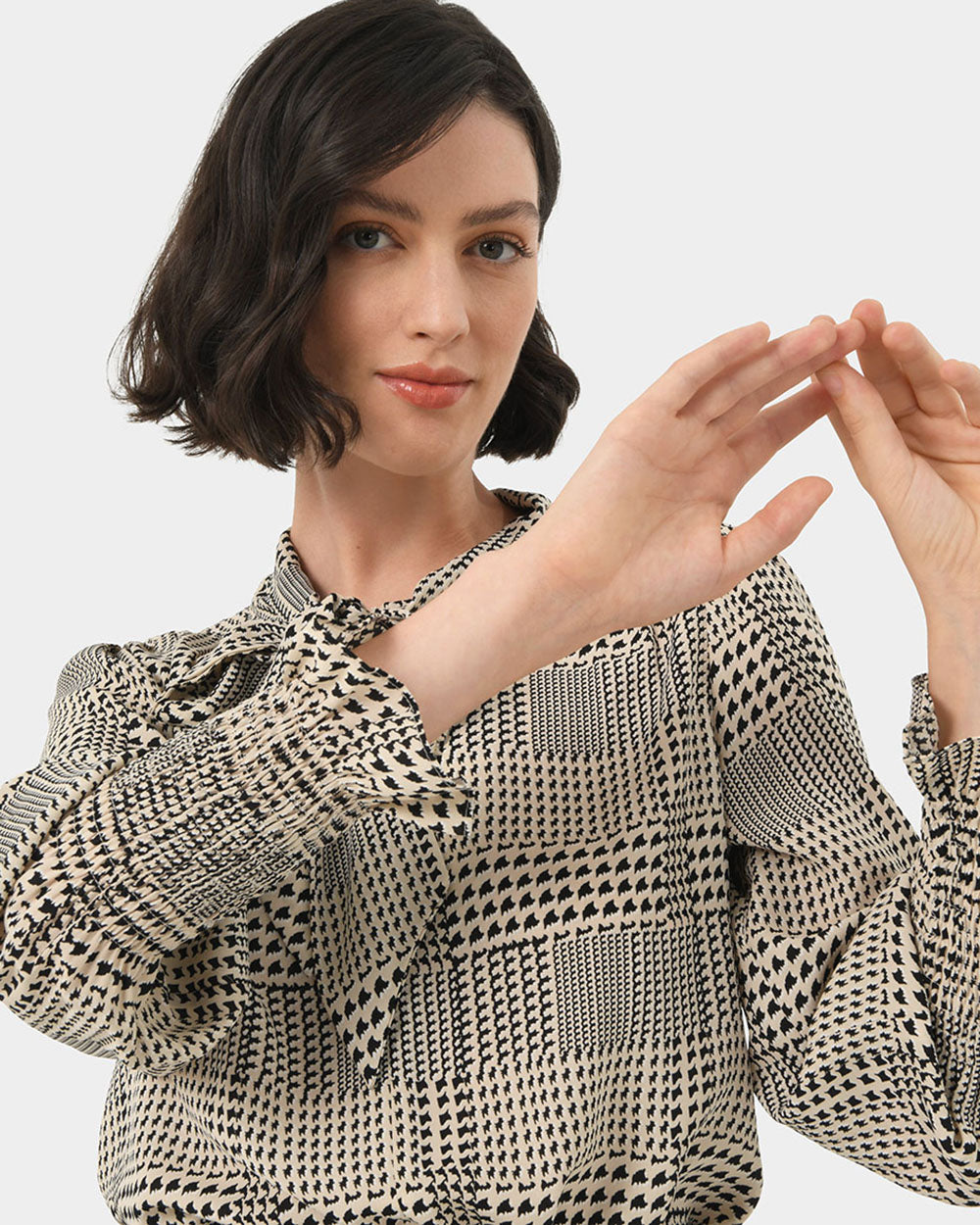 Vivi Geo Print Blouse