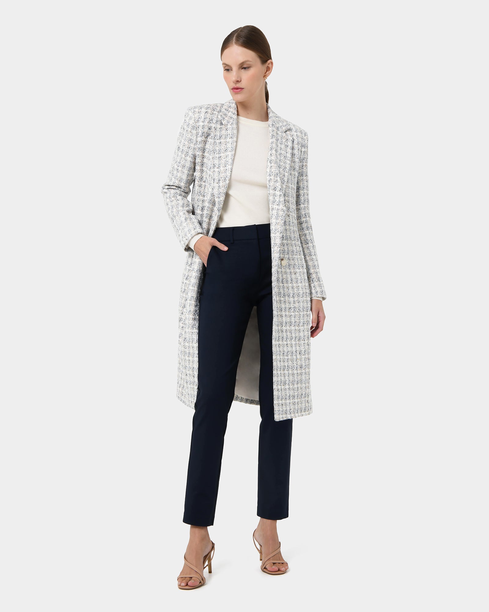 Amal Tweed Coat