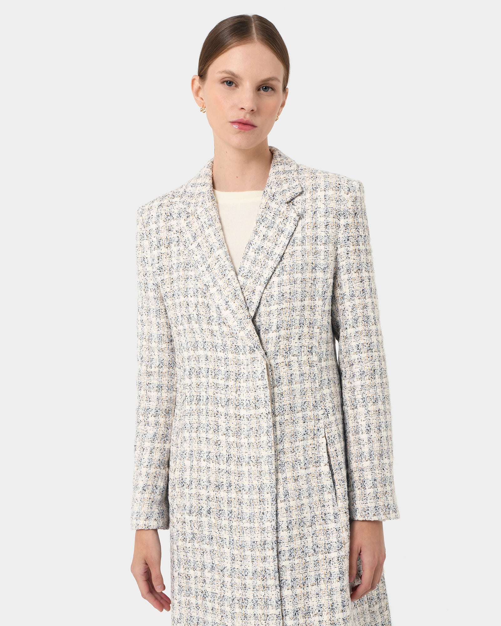 Amal Tweed Coat