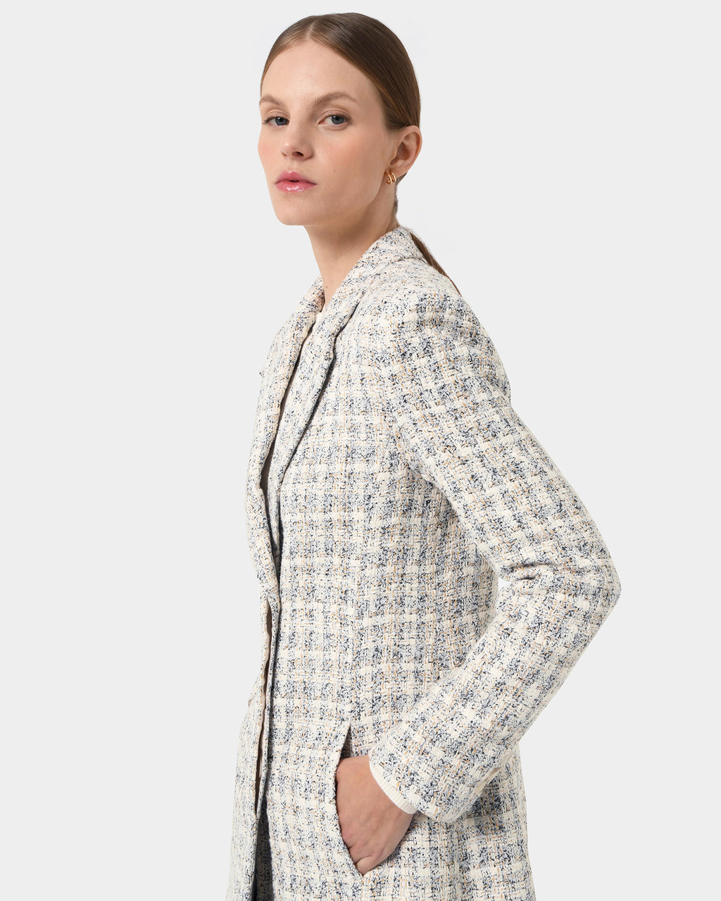 Amal Tweed Coat