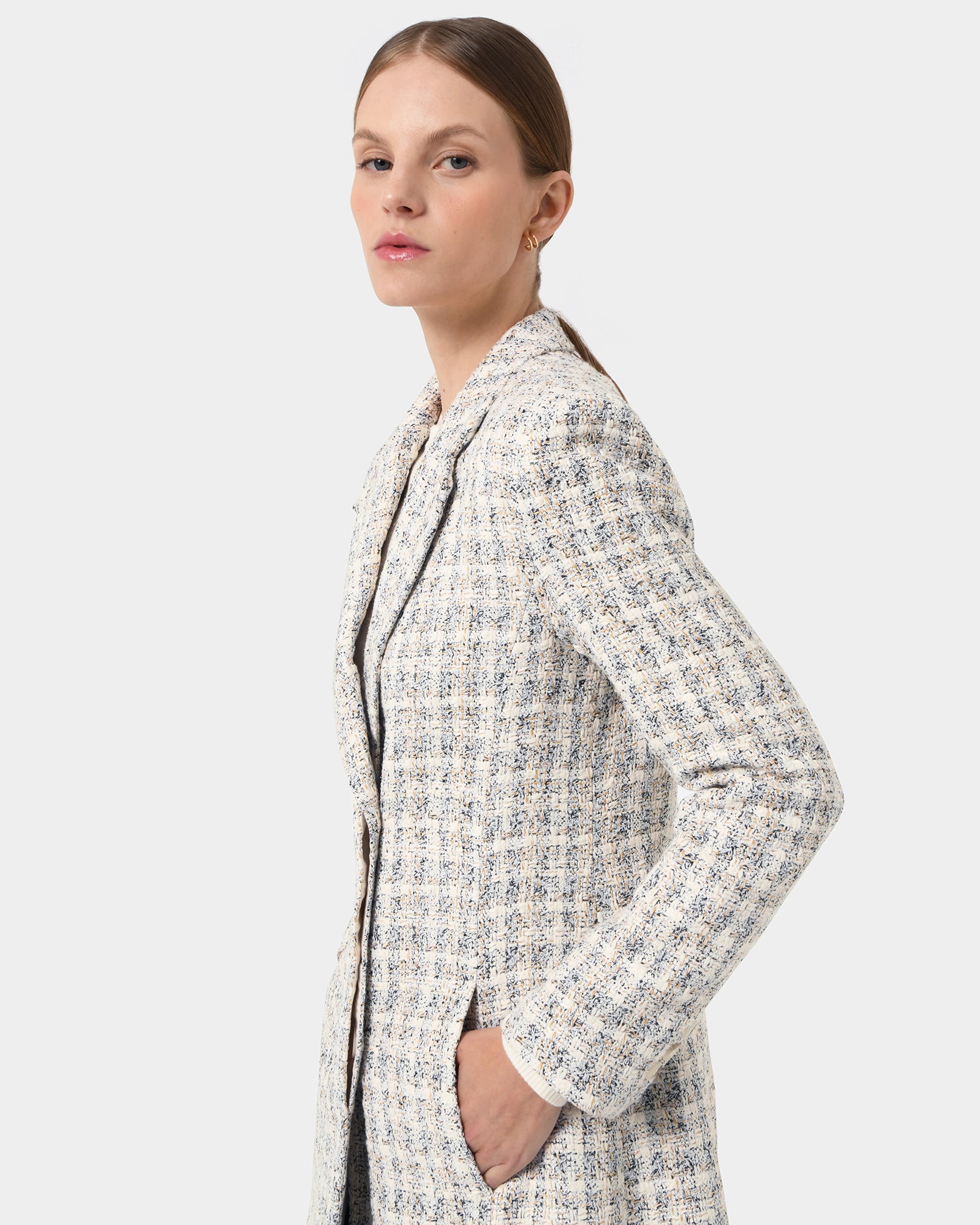 Amal Tweed Coat