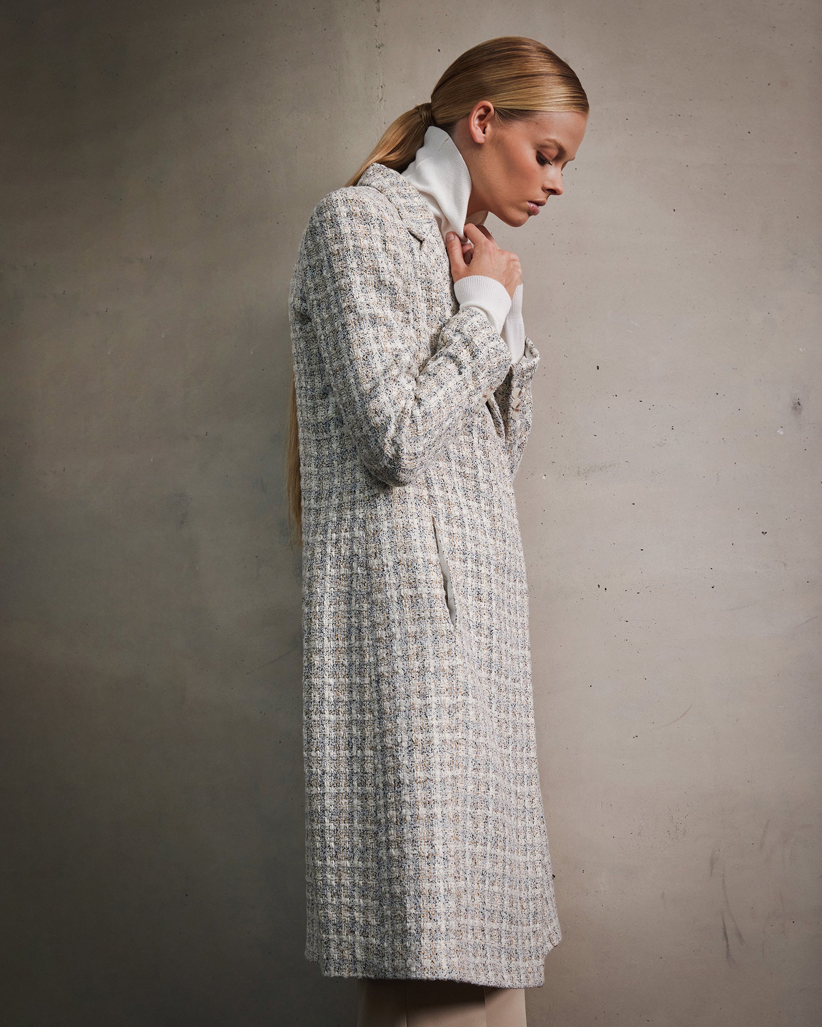 Amal Tweed Coat
