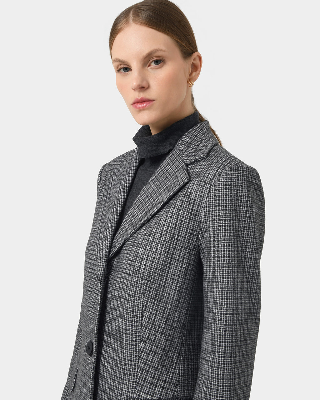 Maxine Check Coat