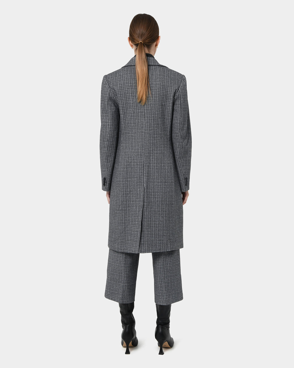 Maxine Check Coat
