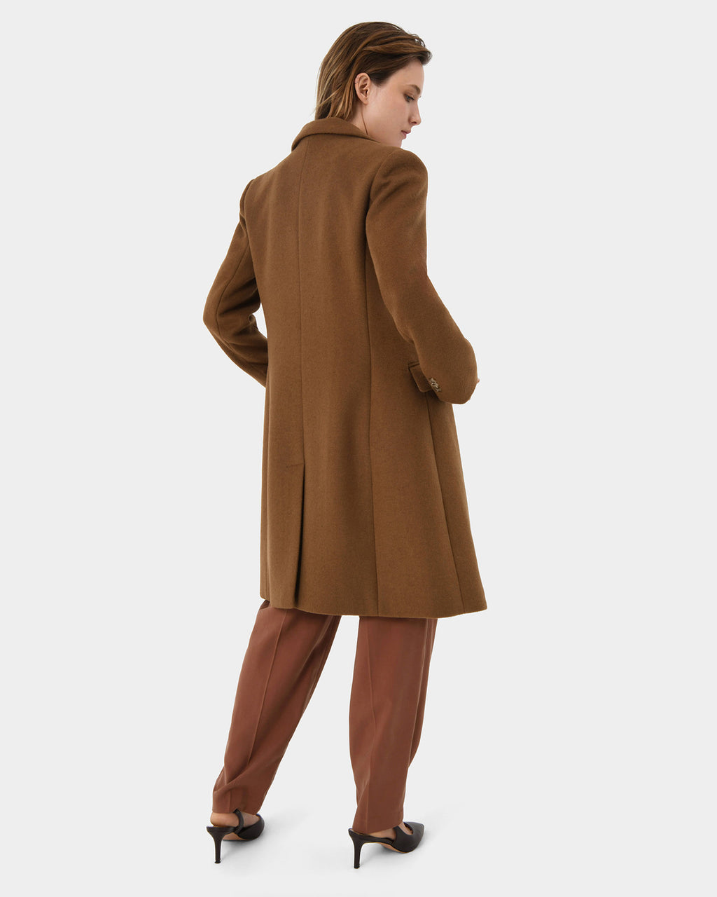 Sanvi Chesterfield Wool Coat