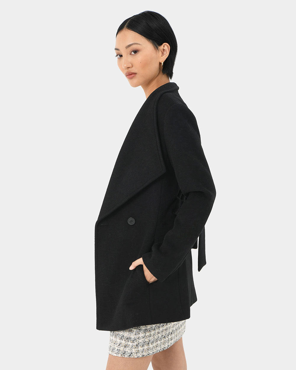 Aileen Double Breast Wrap Coat