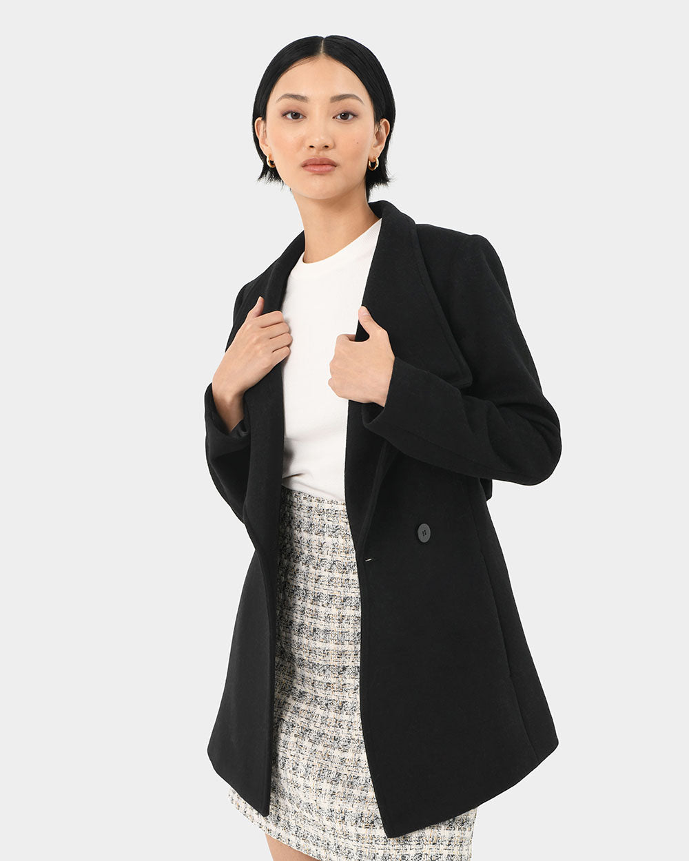 Aileen Double Breast Wrap Coat