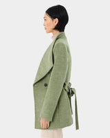 Aileen Double Breast Wrap Coat
