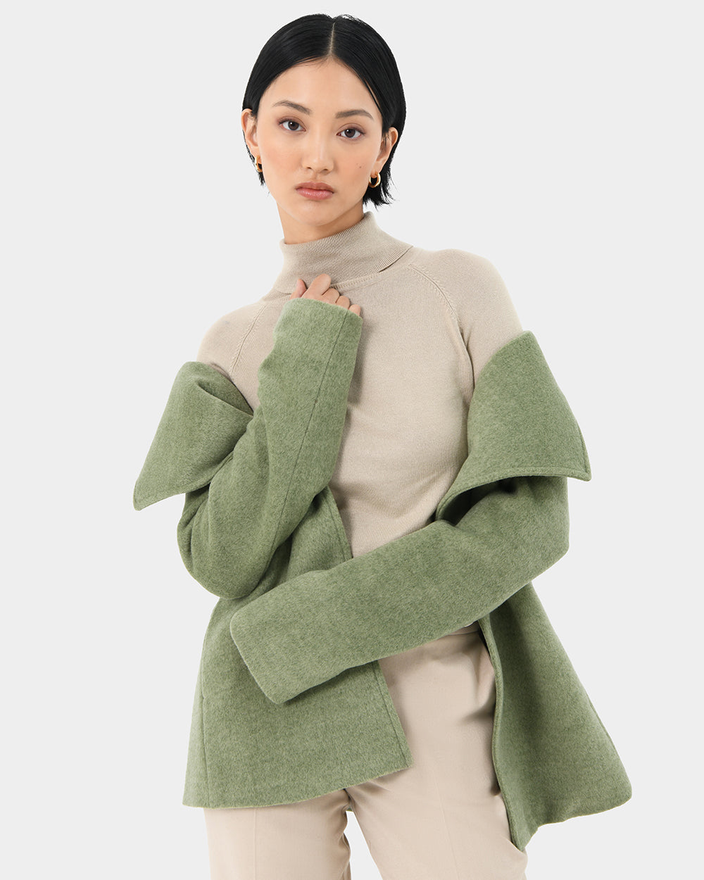 Aileen Double Breast Wrap Coat