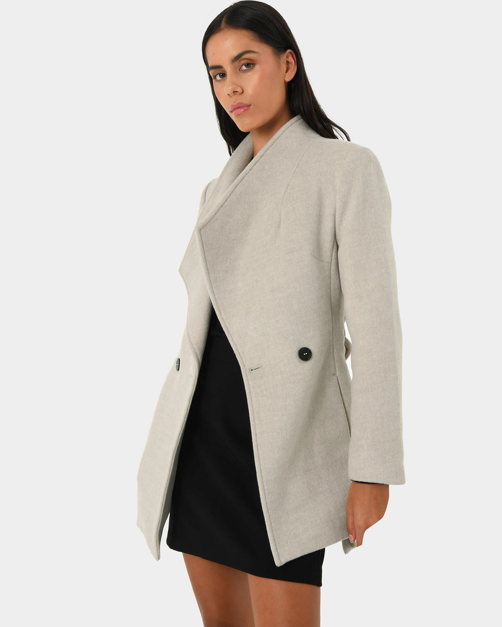 Aileen Double Breast Wrap Coat