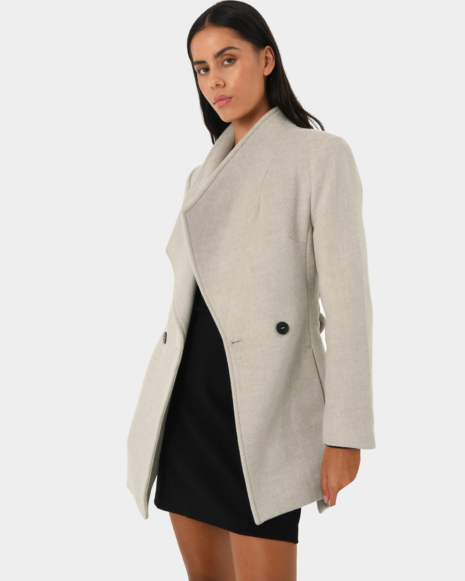 Aileen Double Breast Wrap Coat