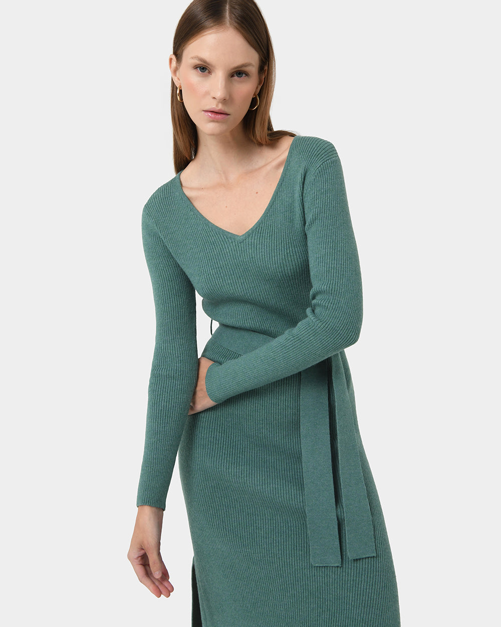Harriet Tie Waist Knit Dress