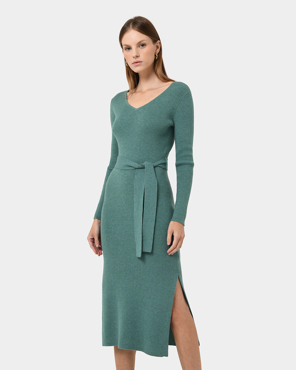 Harriet Tie Waist Knit Dress
