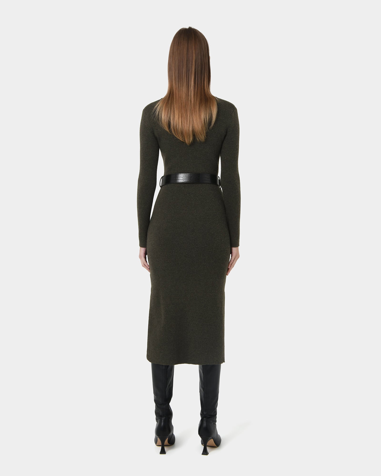 Harriet Tie Waist Knit Dress