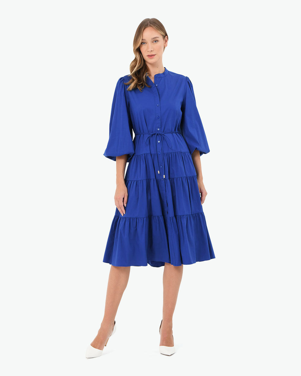 Ilona Cotton Tiered Dress