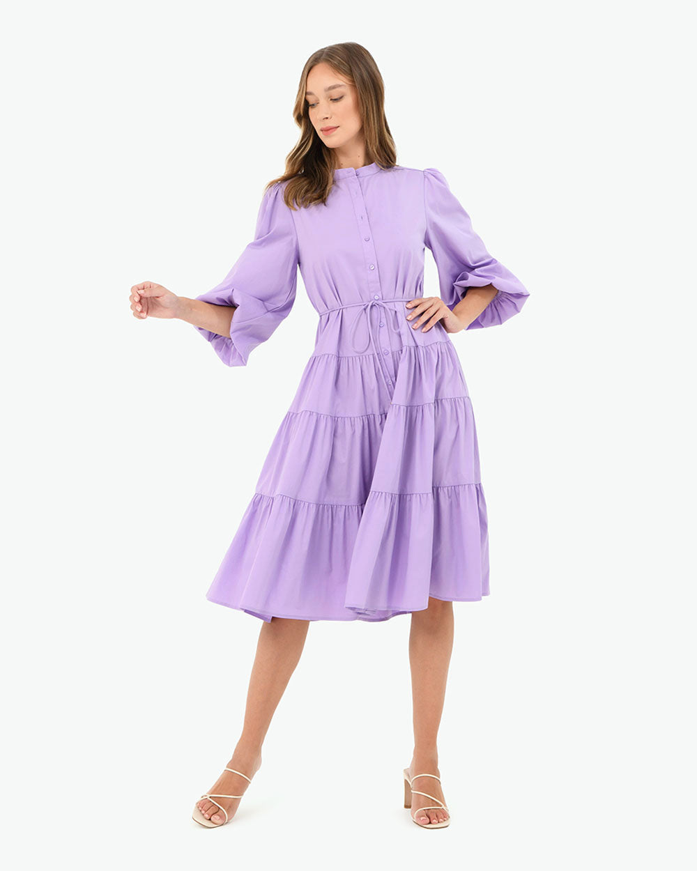 Ilona Cotton Tiered Dress