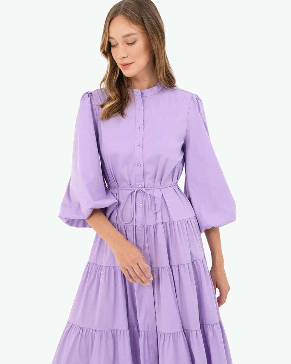 Ilona Cotton Tiered Dress