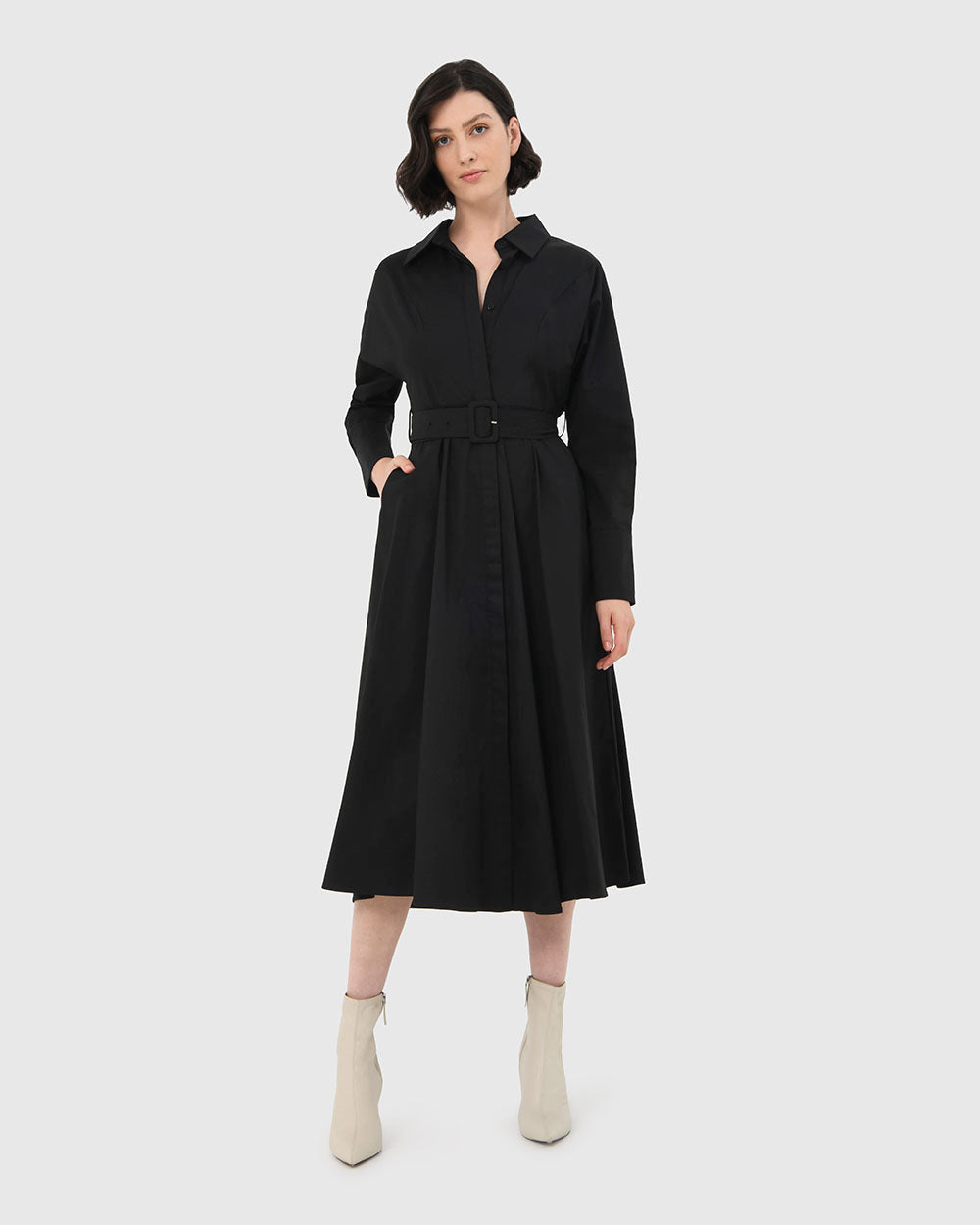 Mazie Cotton Shirt Dress