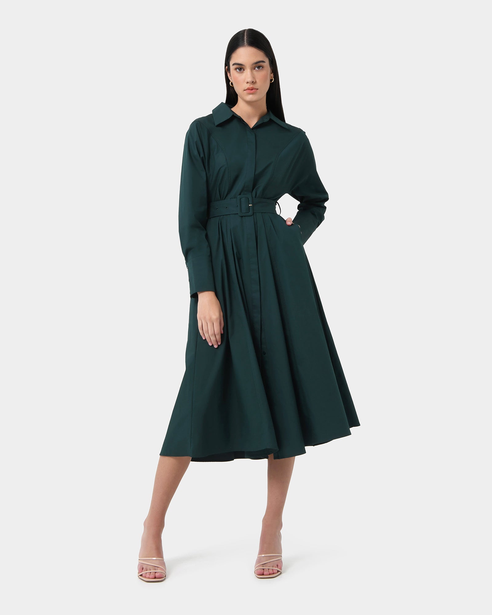 Mazie Cotton Shirt Dress