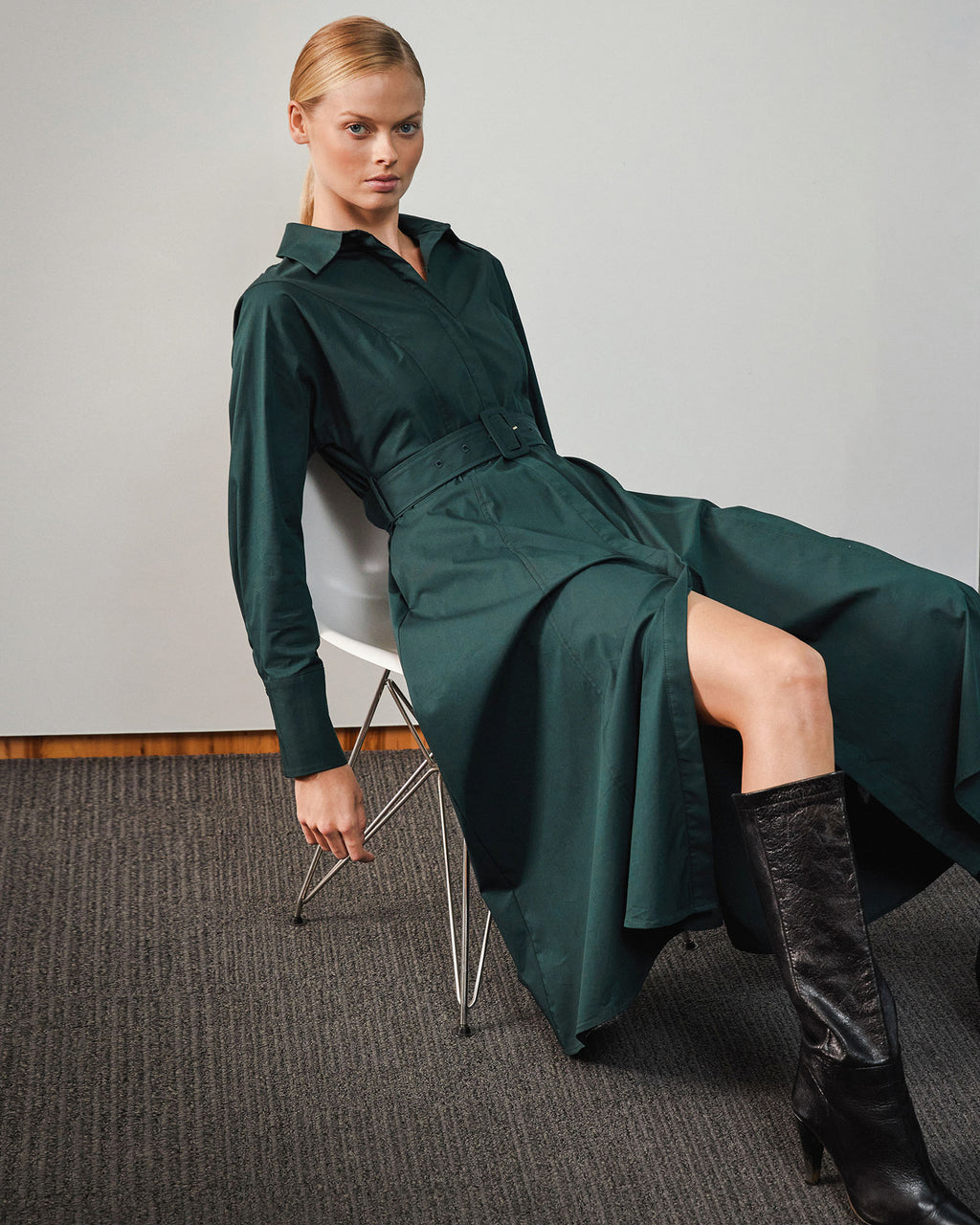 Mazie Cotton Shirt Dress