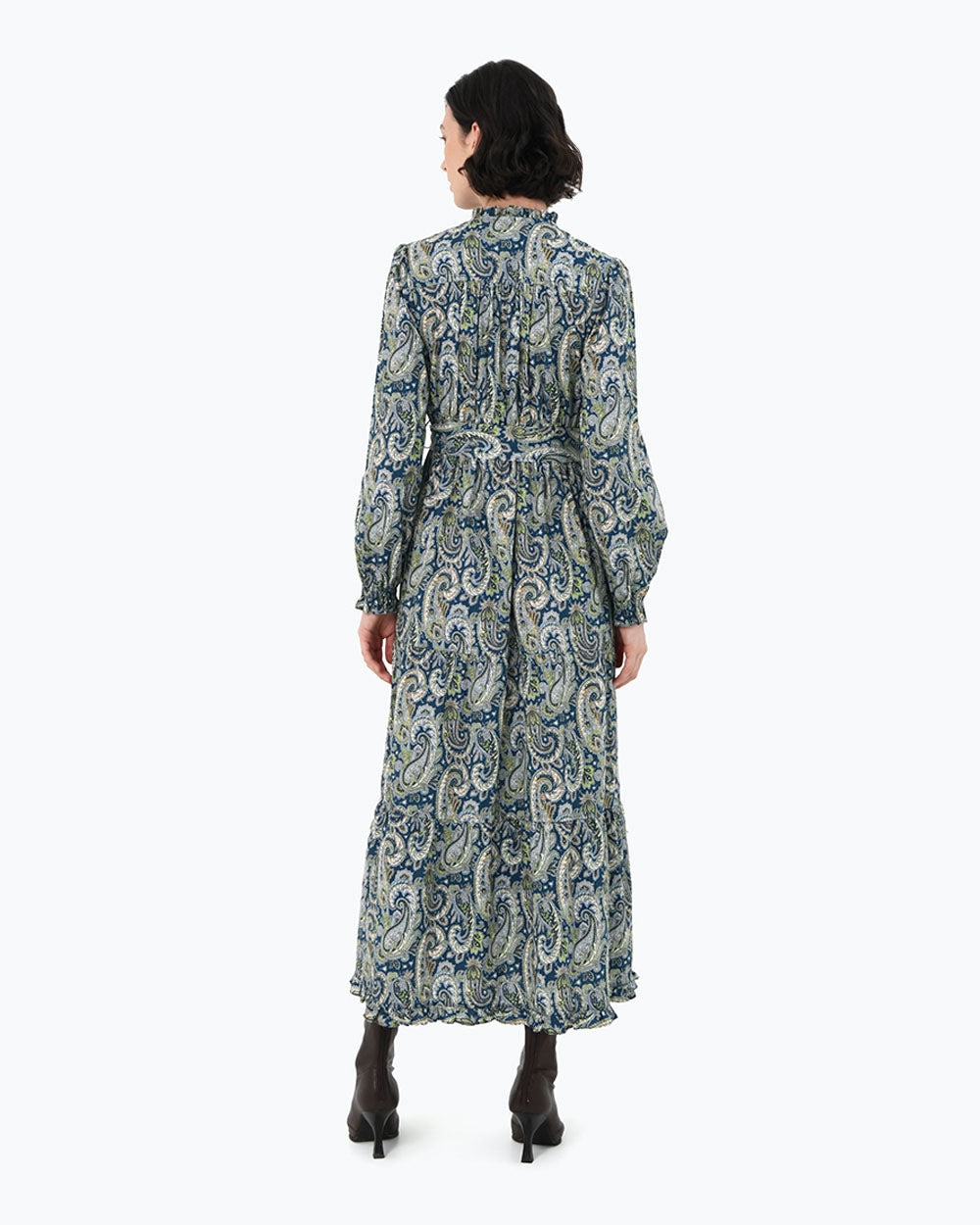 Divya Paisley Cotton Dress